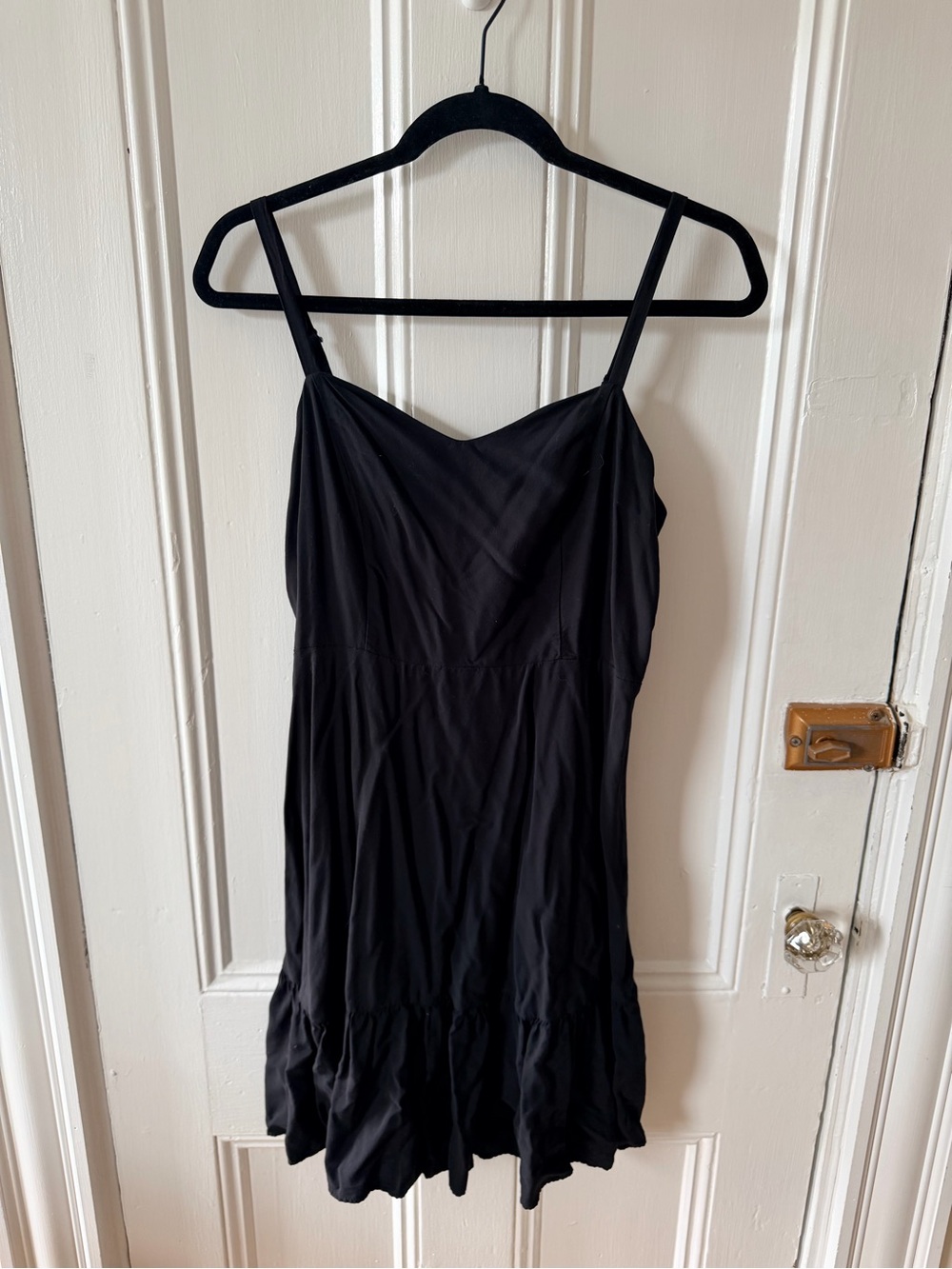 Old Navy Black Spaghetti Strap Mini Dress